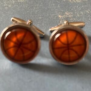 Dibble Dribble Basketball Cufflinks